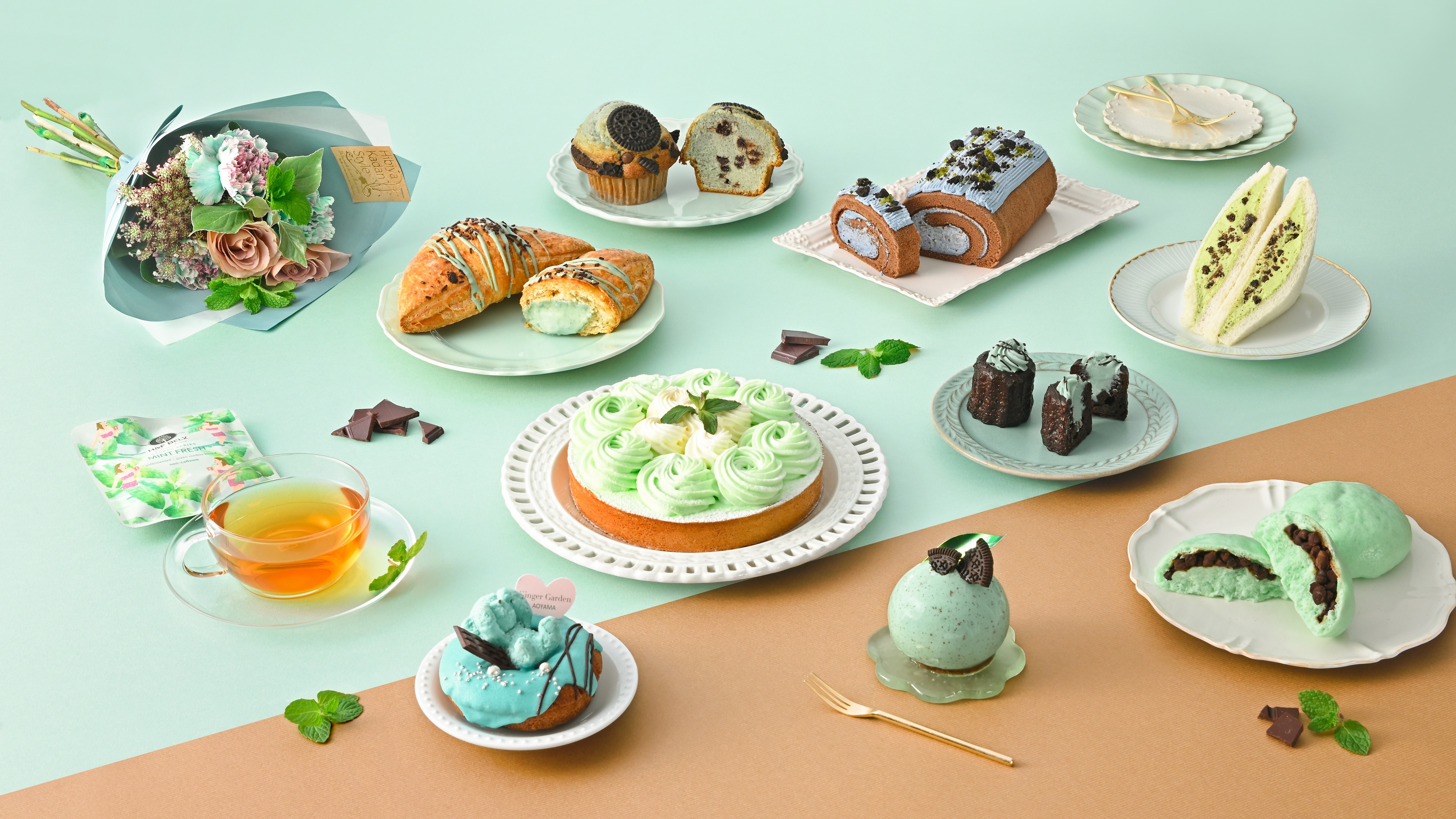 エキュート大宮にチョコミントグルメが大集合！非売品のチョコミント