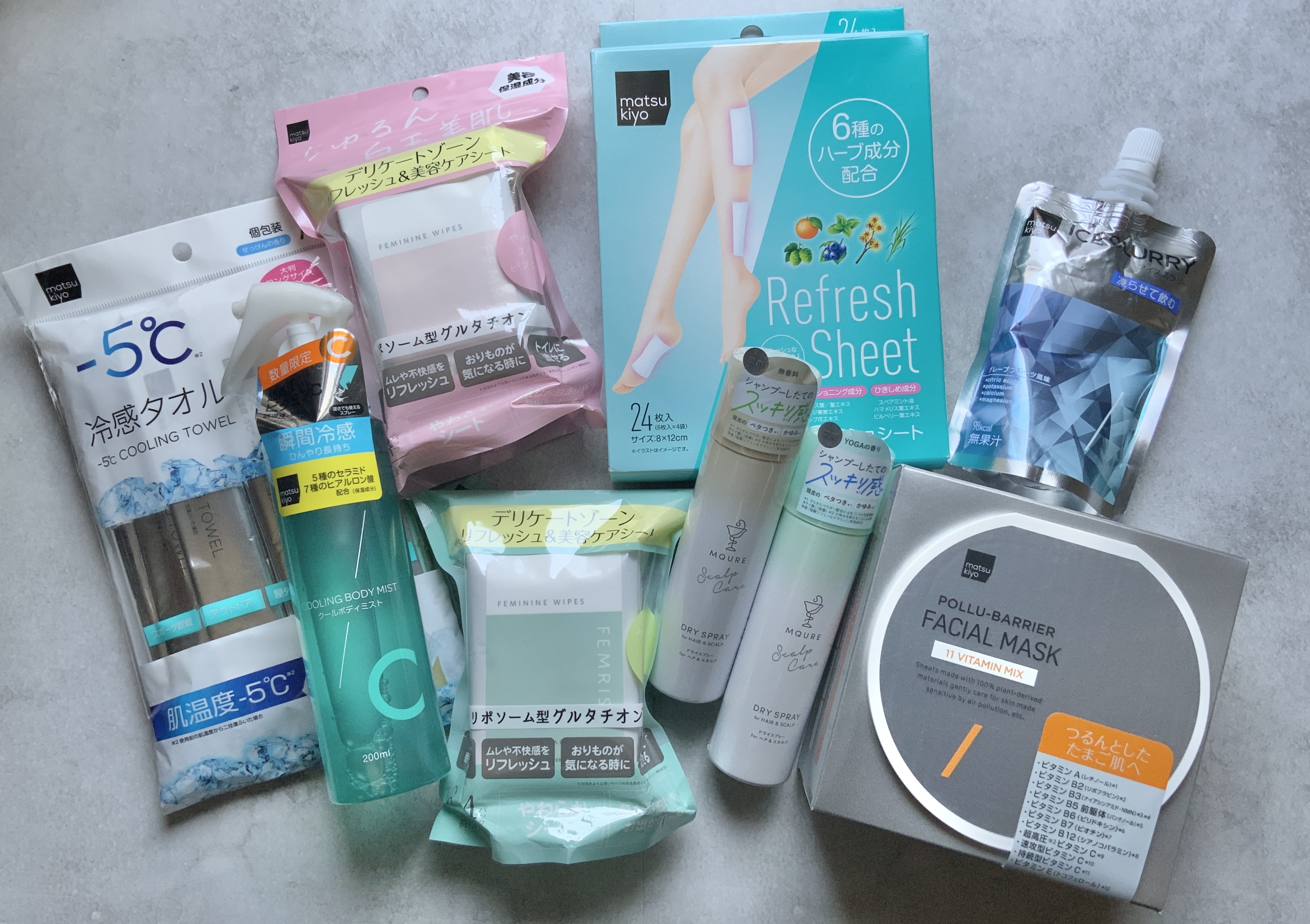 暑くてうんざりしているならマツキヨで買えるひんやりアイテムを上手に 