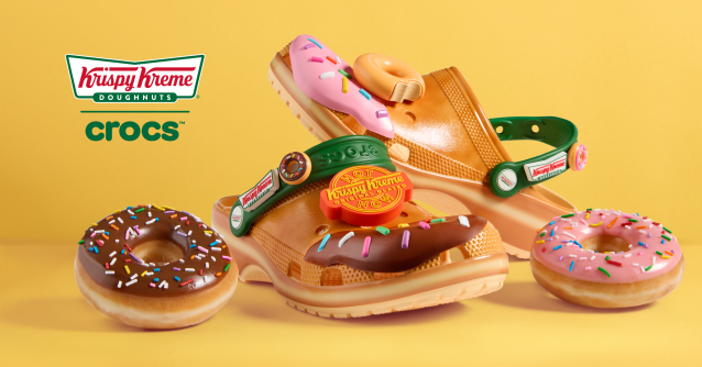 クロックスがクリスピー・クリーム・ドーナツとコラボ🍩食べちゃいたいくらいツヤツヤで美味しそうなクロッグが発売！