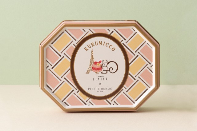 クルミッ子×ピエール・エルメのコラボ缶「イスパハン クルミッ子」かわいすぎィ！ 端っこ好きに嬉しい「ミミ」の販売もあります