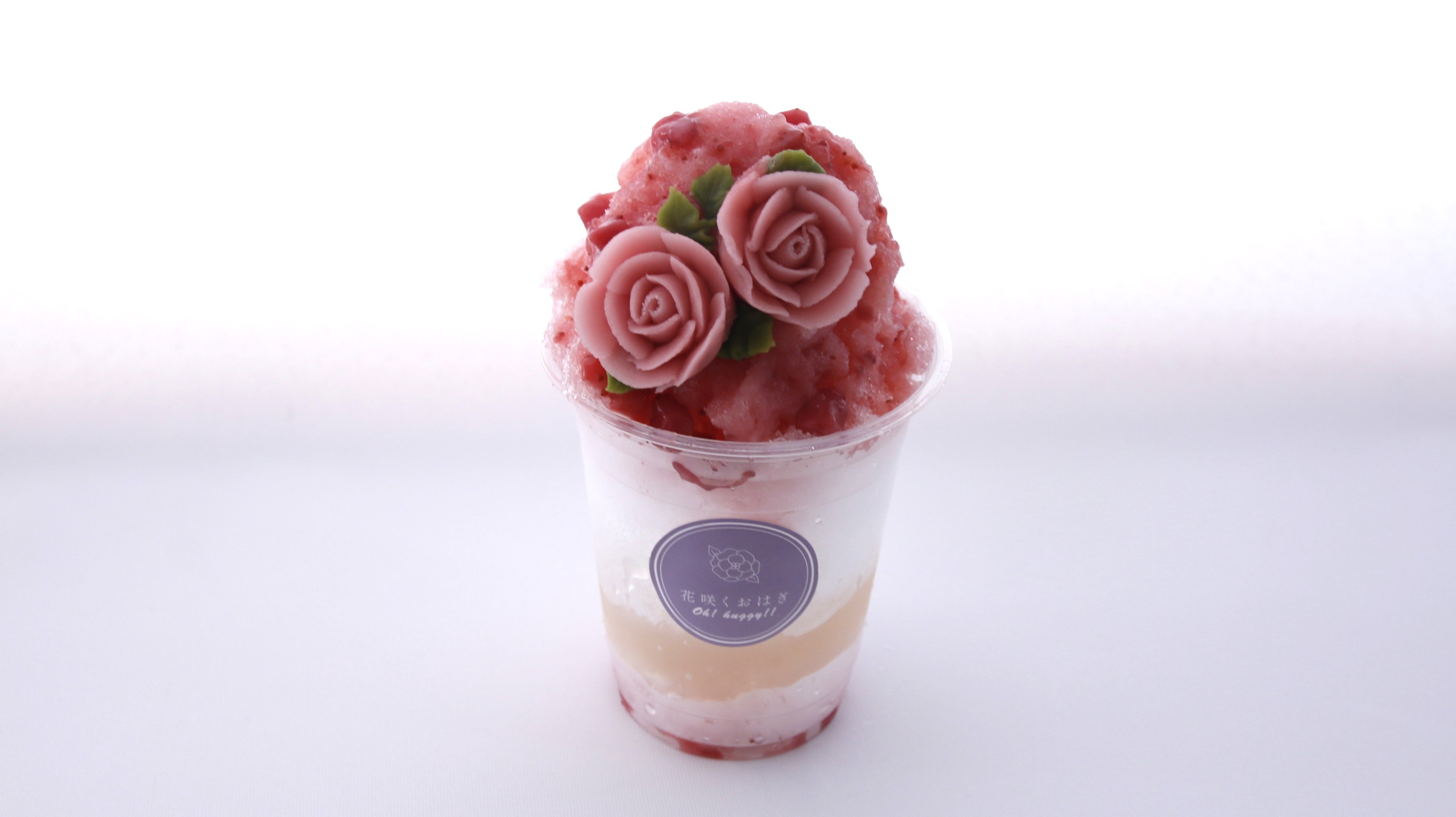 まるで花束💐おはぎ専門店が作る「フラワーアイス」の美しさにうっとり