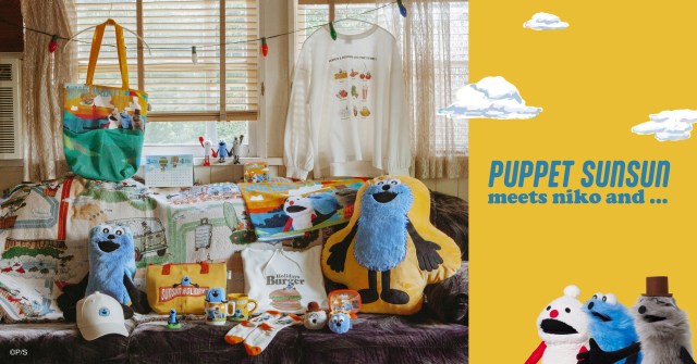 いつもの暮らしにスンスンを🩵パペットスンスンがトゥーホックを飛び出してニコアンドにやってきた！