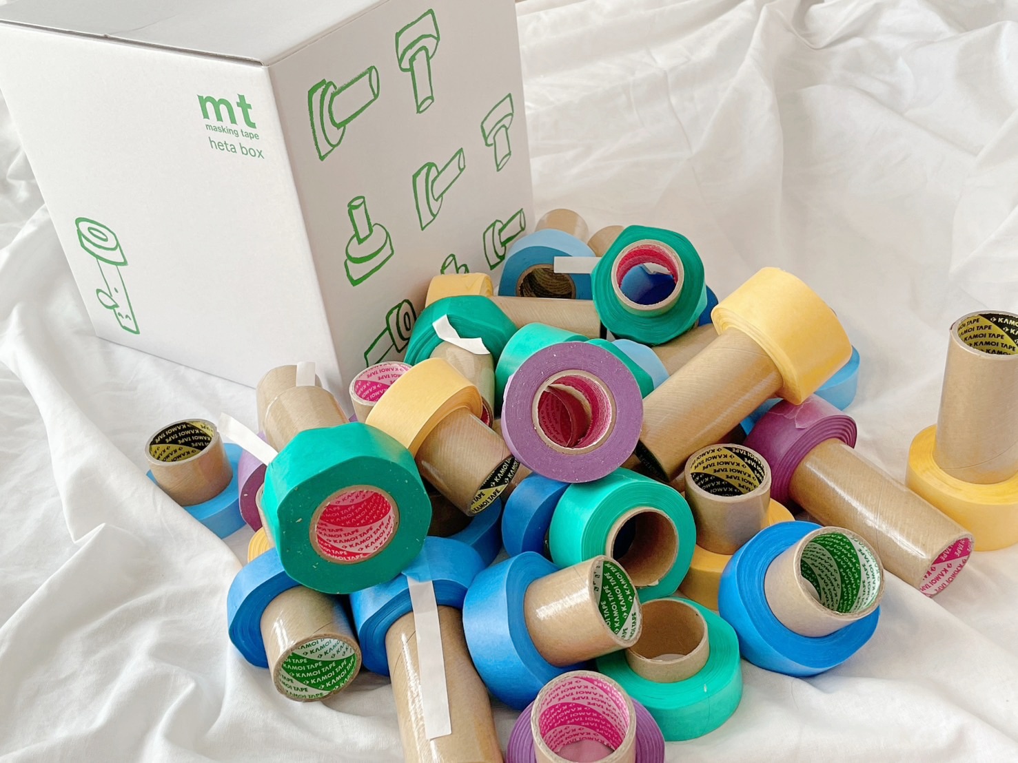 工作好きキッズに超おすすめなマステの「ヘタ」が入った 「mt heta box