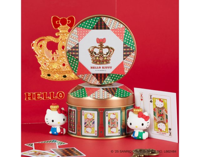 青山デカーボの最新クッキー缶は「ハローキティのトランプ缶」🍎速攻売り切れる予感しかしないです…！