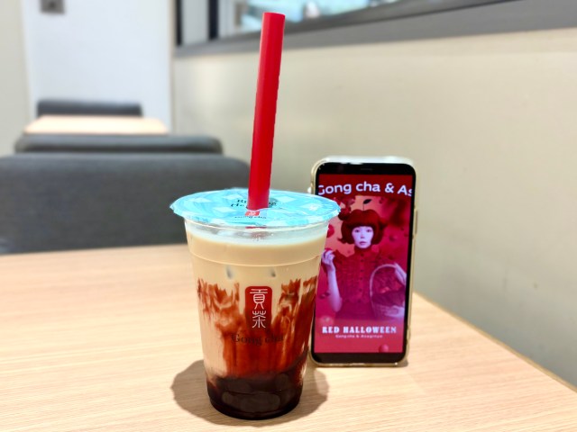 ゴンチャのハロウィンはあさぎーにょコラボ✨ファンの私が推し活を楽しみつつドリンクを味わってきたよ🍎