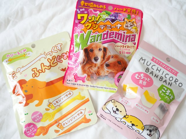 11月1日は犬の日🐶30cm越えのダックスフンドグミ＆むちころばんばんグミ＆ワンデミーナグミを一気にご紹介☆【#グミ偏愛レポ】