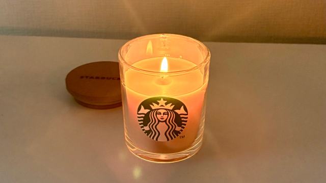 【最高に幸せ】大好きなスタバの「ジョイフルメドレー」がキャンドルになってた🕯️完売間近みたいなので見つけたらラッキーです！