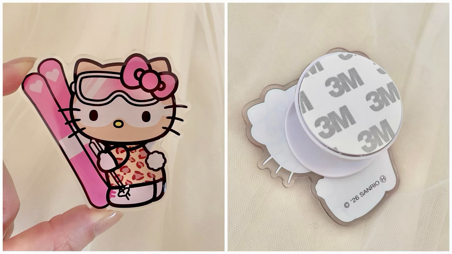 キティちゃん、ゴーグルの跡ついてるよ…！『sweet』付録は雪焼けギャル