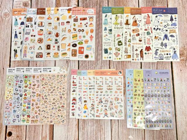 シールを買うの、もう疲れた…！ならば毎月1100円でシールが届くサブスクで新しい楽しみ方をしてみない？